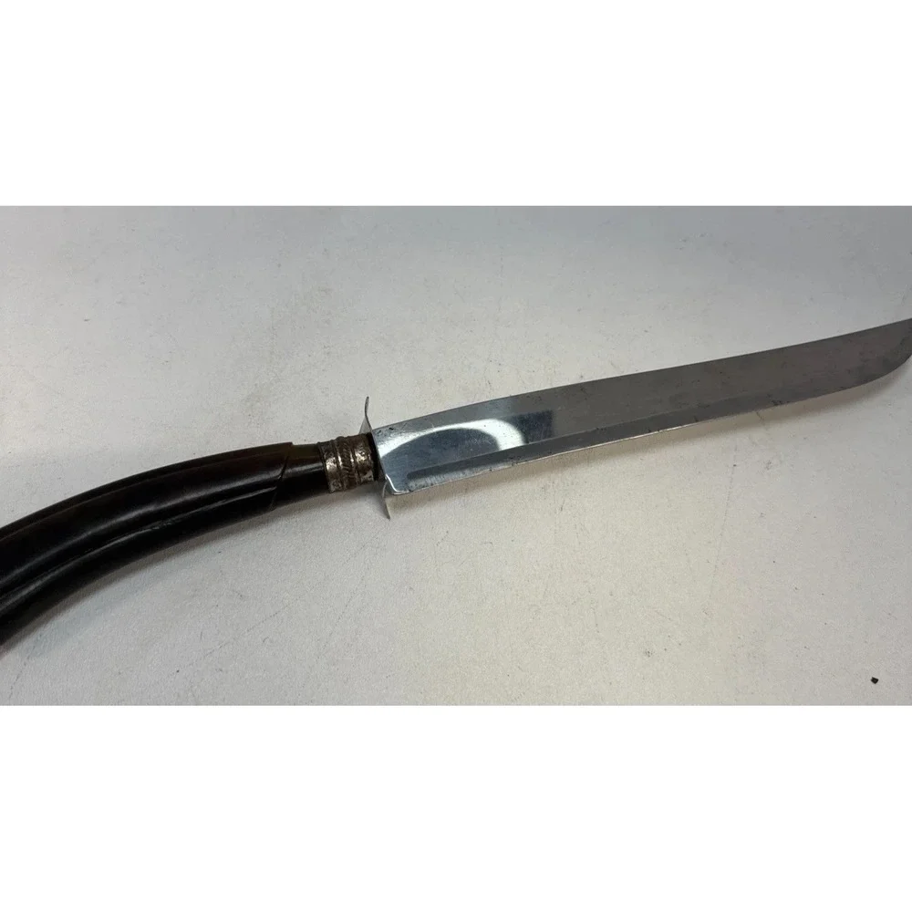 VINTAGE CARVING KNIFE BAKELITE HANDLE HAMBROCO STAINLESS STEEL RETRO Grannycore